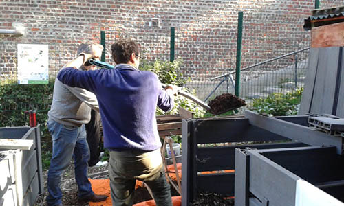 Buurtcompostering in Sint-Job, Ukkel