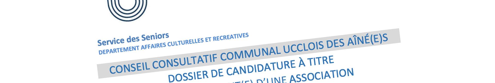 Conseil Consultatif des Aîné(e)s (CCUA)