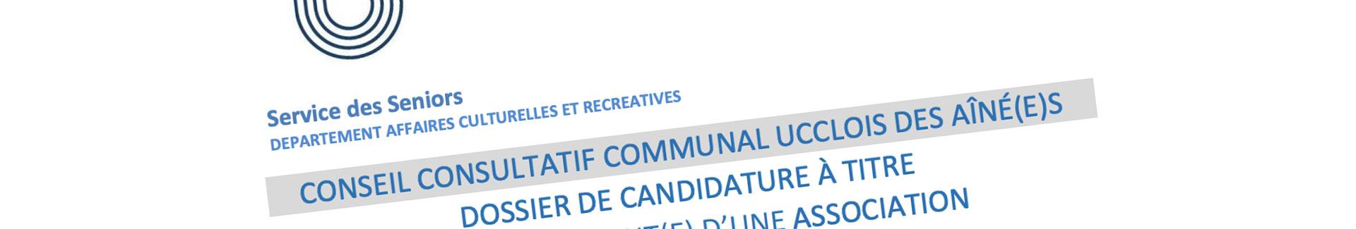 Conseil consultatif des Aîné(e)s (CCUA)