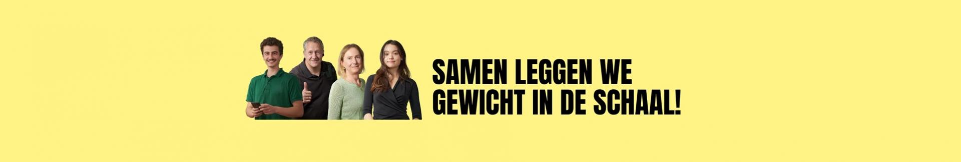 Wedstrijd "Samen leggen we gewicht in de schaal!"