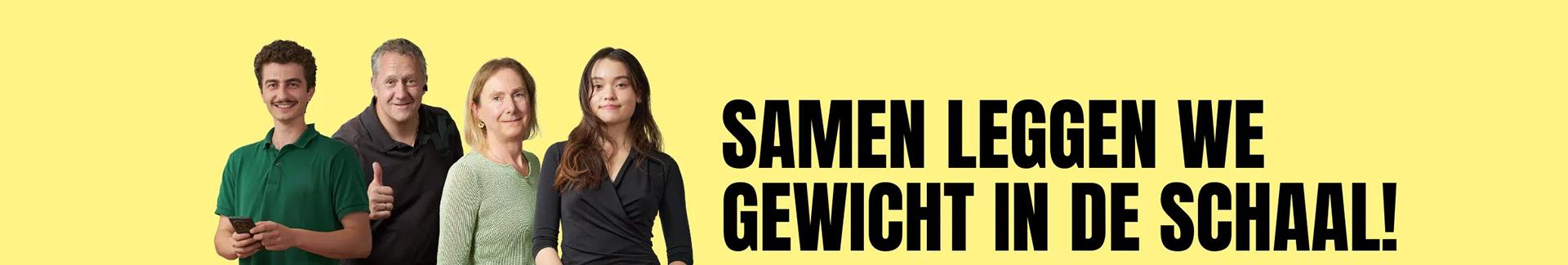 Wedstrijd "Samen leggen we gewicht in de schaal!"